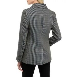 NWT $148 Tahari Black White Pinstripe Double Breasted Blazer Jacket SZ XS